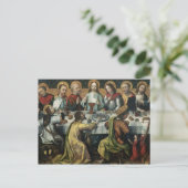 Das letzte Abendessen, 1482 Postkarte (Stehend Vorderseite)