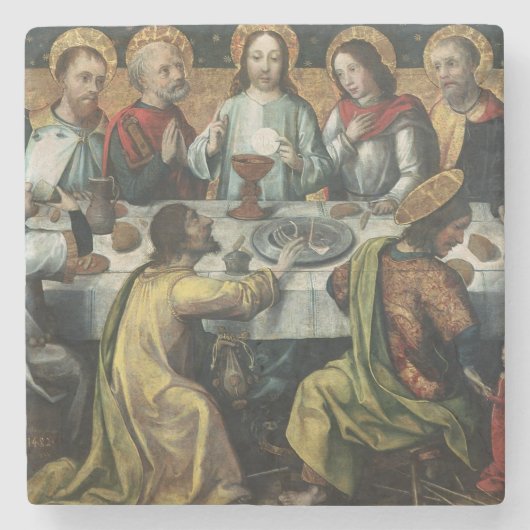 Das letzte Abendessen, 1482 Steinuntersetzer (Vorderseite)