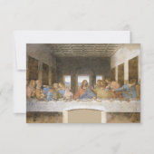 Das letzte Abendessen, 1494-1498 von Leonardo da V Dankeskarte (Vorderseite)
