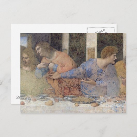 Das letzte Abendessen, 1495-1997 2 Postkarte (Vorne/Hinten)