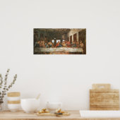 Das letzte Abendessen, 1495-1997, Leonardo da Vinc Poster (Küche)
