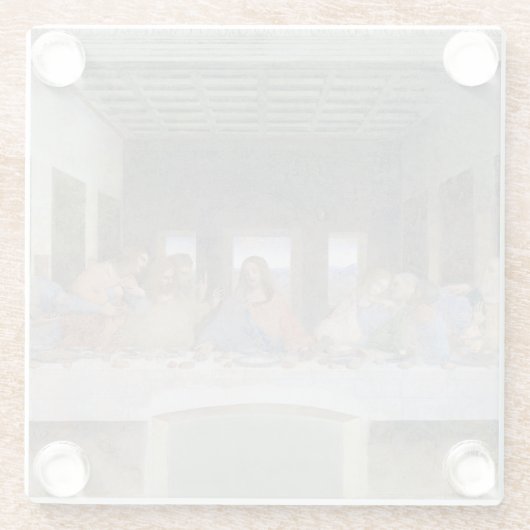 Das letzte Abendessen, 1495-97 2 Glasuntersetzer (Rückseite)