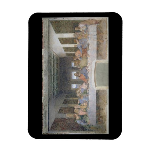 Das letzte Abendessen, 1495-97 (Fresko) Magnet (Vertikal)