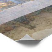 Das letzte Abendessen, 1495-97 (Fresko) Poster (Ecke)