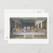 Das letzte Abendessen, 1495-97 (Fresko) Postkarte (Vorne/Hinten)