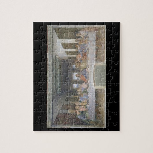 Das letzte Abendessen, 1495-97 (Fresko) Puzzle (Vertikal)