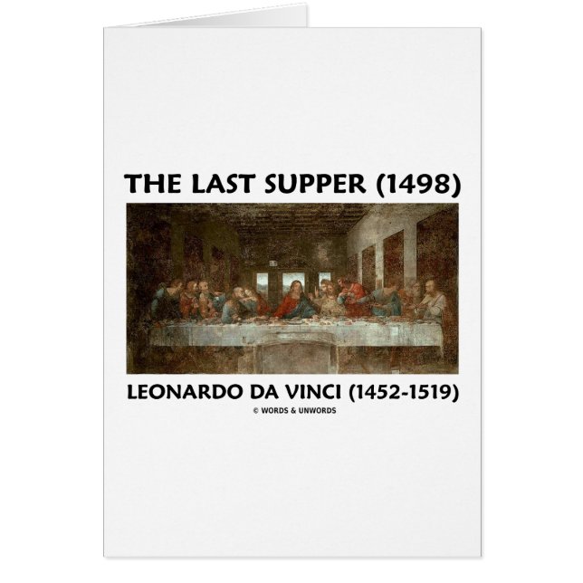 Das letzte Abendessen (1498) durch Leonardo da (Vorne)