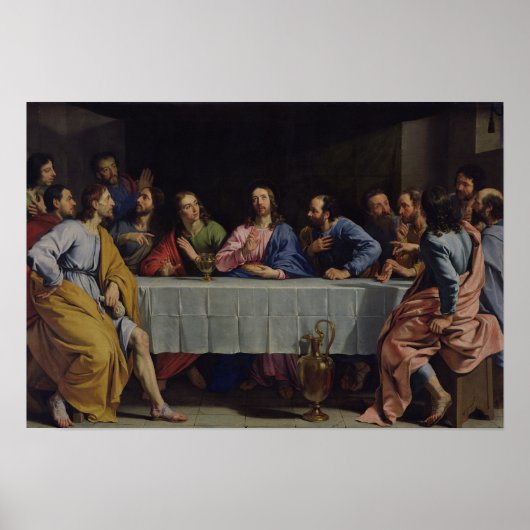 Das letzte Abendessen, 1648 Poster (Vorne)