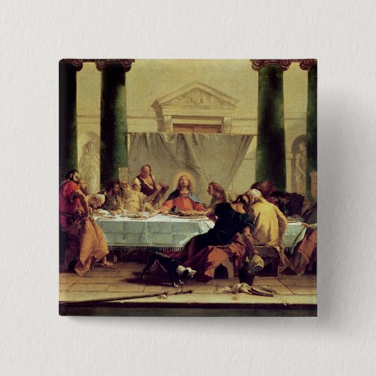 Das letzte Abendessen, 1745-50 Button (Vorderseite)