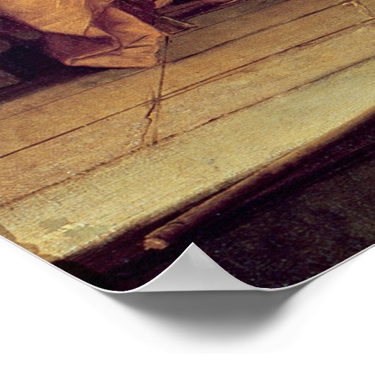 Das letzte Abendessen, 1745-50 Poster (Ecke)