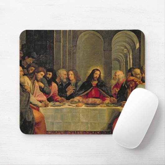 Das letzte Abendessen 2 Mousepad (Mit Mouse)