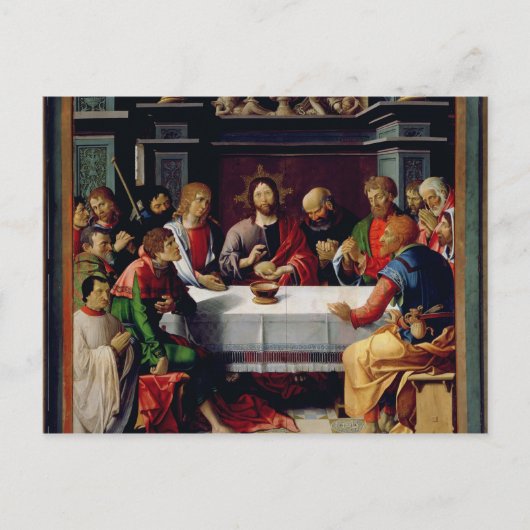Das letzte Abendessen 2 Postkarte (Vorderseite)