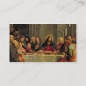 Das letzte Abendessen 2 Visitenkarte (Rückseite)