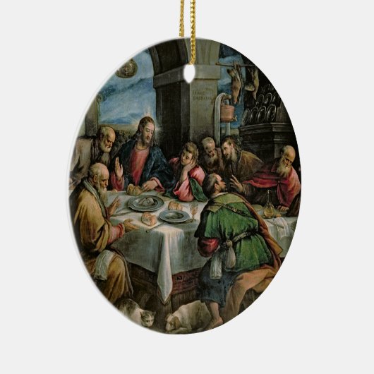 Das letzte Abendessen 3 Keramik Ornament (Rechts)