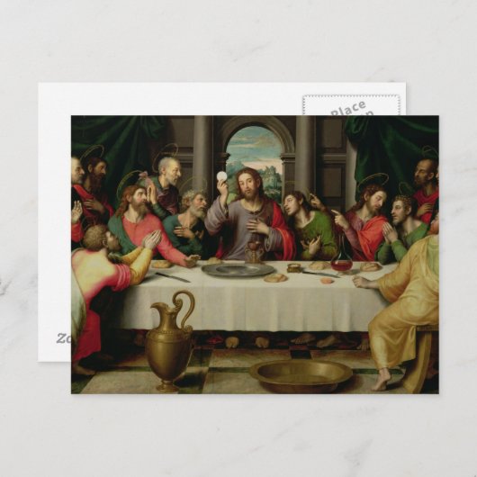 Das letzte Abendessen 5 Postkarte (Vorne/Hinten)