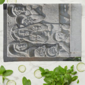 Das letzte Abendessen am Gravestone Handtuch (Gefaltet)