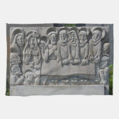 Das letzte Abendessen am Gravestone Handtuch (Horizontal)