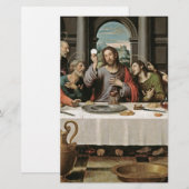 Das letzte Abendessen Briefpapier (Vorne/Hinten)