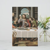 Das letzte Abendessen Briefpapier (Stehend Vorderseite)