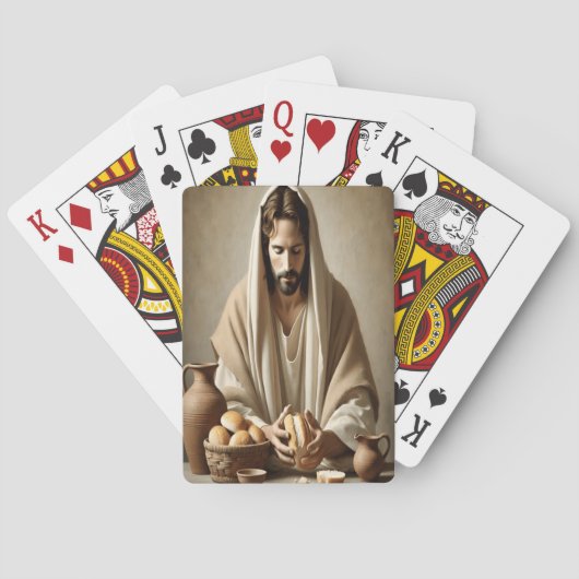 Das letzte Abendessen: Brot gebrochen Spielkarten (Rückseite)