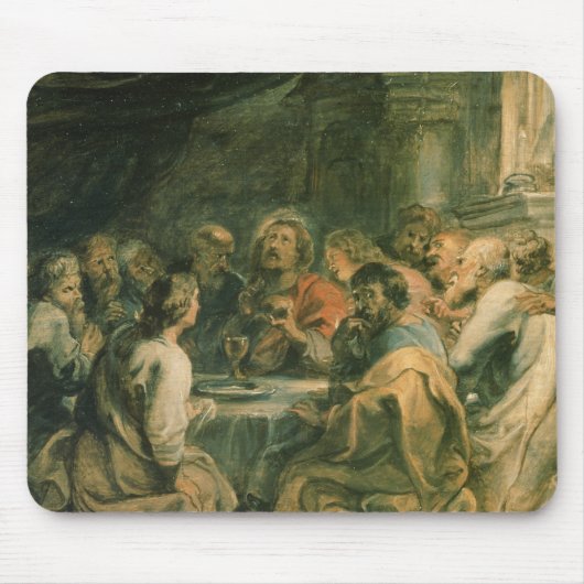 Das letzte Abendessen, c.1630-31 Mousepad (Vorne)
