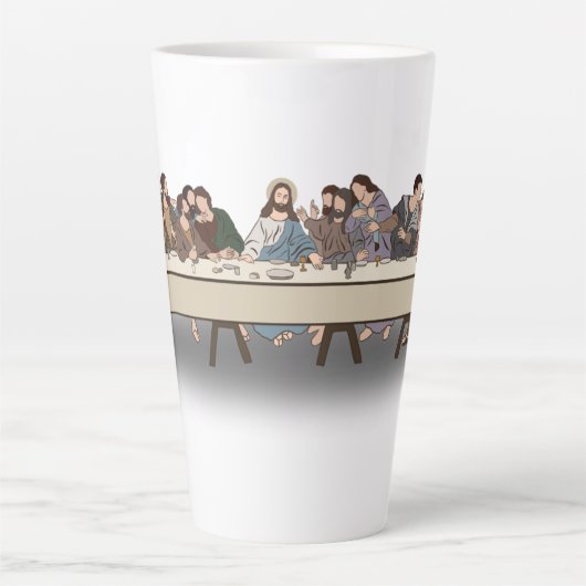 Das letzte Abendessen - Christlich Ostern Milchtasse (Vorderseite)