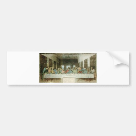 Das letzte Abendessen durch Leonardo da Vinci C. Autoaufkleber (Vorne)