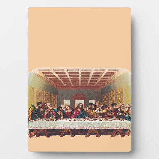 Das letzte Abendessen Fotoplatte (Vorderseite)