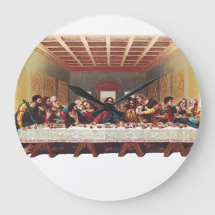 Das letzte Abendessen Große Wanduhr