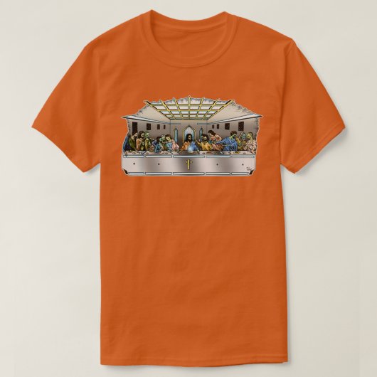 Das letzte Abendessen im All T-Shirt (Design vorne)