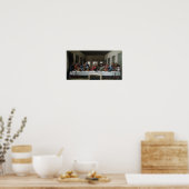 Das letzte Abendessen im Stil eines Hauses Poster (Küche)