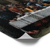 Das letzte Abendessen im Stil eines Hauses Poster (Ecke)