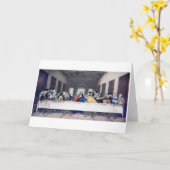 Das letzte Abendessen Karte (Gelbe Blume)