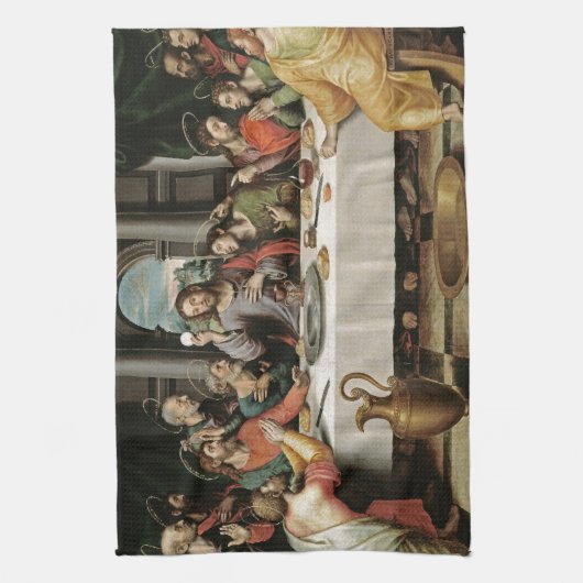 Das letzte Abendessen Küchentuch (Vertikal)