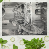 Das letzte Abendessen Küchentuch (Gefaltet)