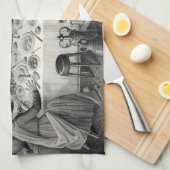 Das letzte Abendessen Küchentuch (Viertel Falte)