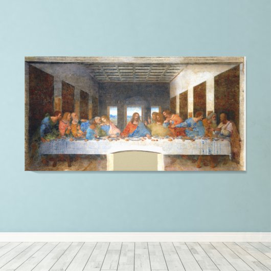 Das letzte Abendessen Leinwanddruck (Insitu (Holzboden))