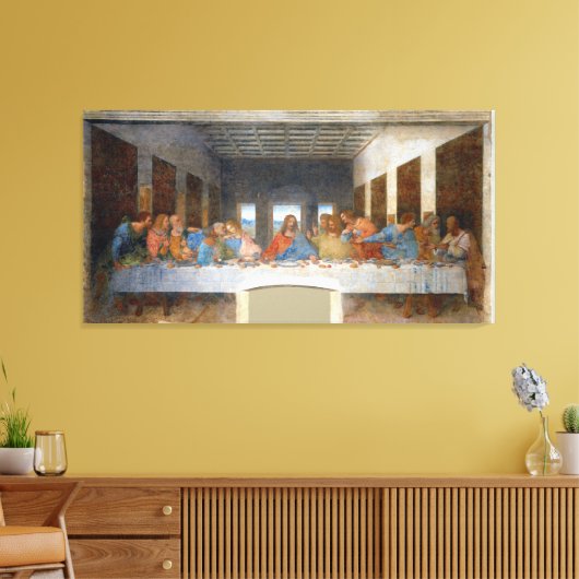 Das letzte Abendessen Leinwanddruck (Insitu (Wohnzimmer))