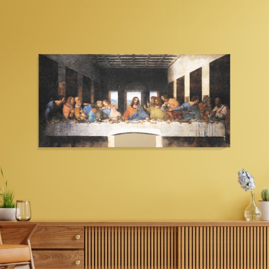 Das letzte Abendessen Leinwanddruck (Insitu (Wohnzimmer))