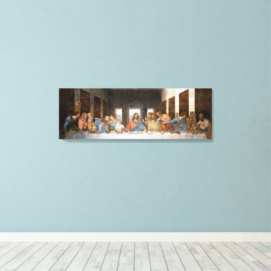 Das letzte Abendessen Leinwanddruck (Insitu (Holzboden))