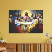 Das letzte Abendessen Leinwanddruck (Insitu (Wohnzimmer))