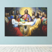 Das letzte Abendessen Leinwanddruck (Insitu (Holzboden))