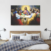 Das letzte Abendessen Leinwanddruck (Insitu (Schlafzimmer))
