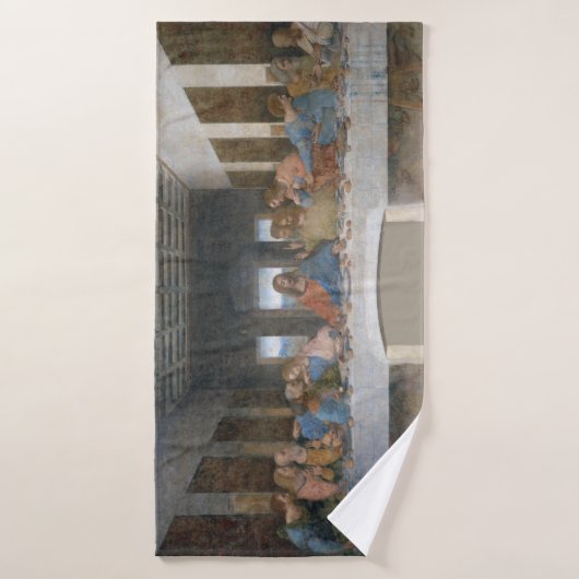 Das letzte Abendessen, Leonardo da Vinci, 1495-149 Badehandtuch (Badehandtuch)