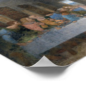 Das letzte Abendessen, Leonardo da Vinci, 1495-149 Poster (Ecke)