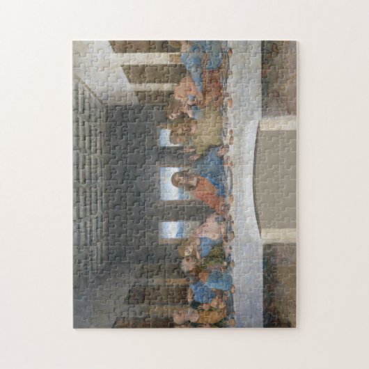 Das letzte Abendessen, Leonardo da Vinci, 1495-149 Puzzle (Vertikal)
