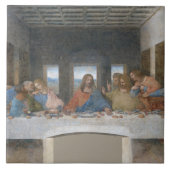 Das letzte Abendessen, Leonardo da Vinci Fliese (Vorderseite)