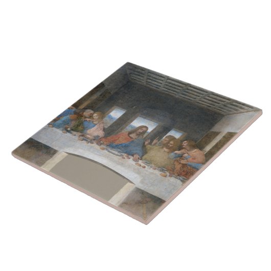 Das letzte Abendessen, Leonardo da Vinci Fliese (Seite)