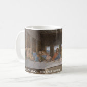 Das letzte Abendessen Leonardo Da Vinci Postkarte Kaffeetasse (Vorderseite Links)