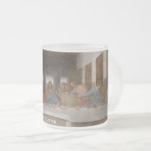 Das letzte Abendessen Leonardo Da Vinci Postkarte Mattglastasse (VorderseiteRechts)